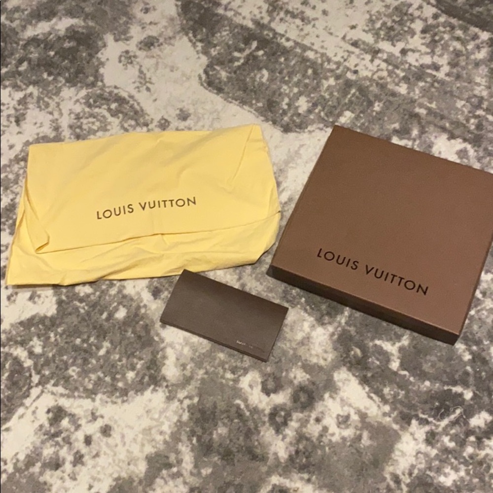 Speedy 35 original box, receipt, and duster bag